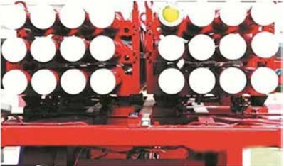 遠程控制滅火導彈發(fā)射車裝配的滅火彈